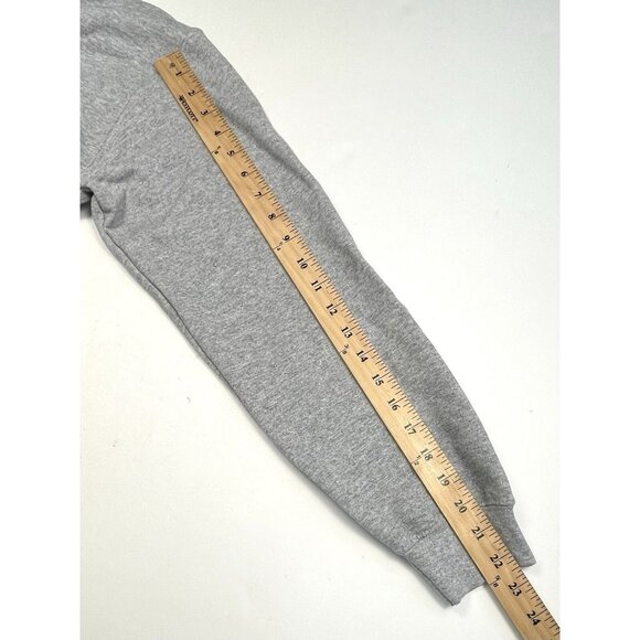 NIRVANA Adult SMALL Gray Graphic Print HOODIE Sweatshirt Smiley Face Gildan EUC - Picture 6 of 8